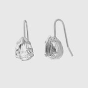 925 Sterling Silver Monarch Earrings with Crystals