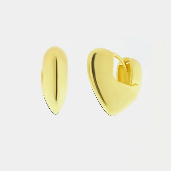 Orecchini in Argento 925 a forma di cuore Collezione Amsterdam - BYSIMON gioielli