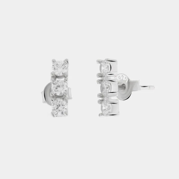Orecchini in Argento 925 stile Trilogy - BYSIMON gioielli