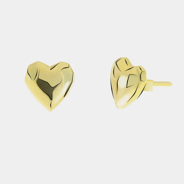 Orecchini in Argento 925 a lobo con cuore - BYSIMON gioielli