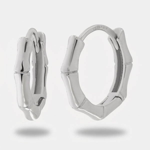 Orecchini in Argento 925 cerchietti schiacciati - BYSIMON gioielli