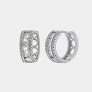 925 Silver hoop earrings