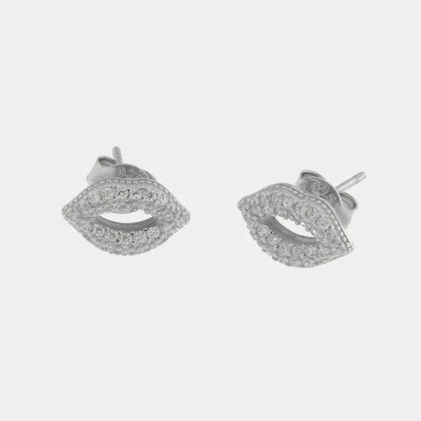 Orecchini in Argento 925 bocca zirconata Collezione Hanoi - BYSIMON gioielli