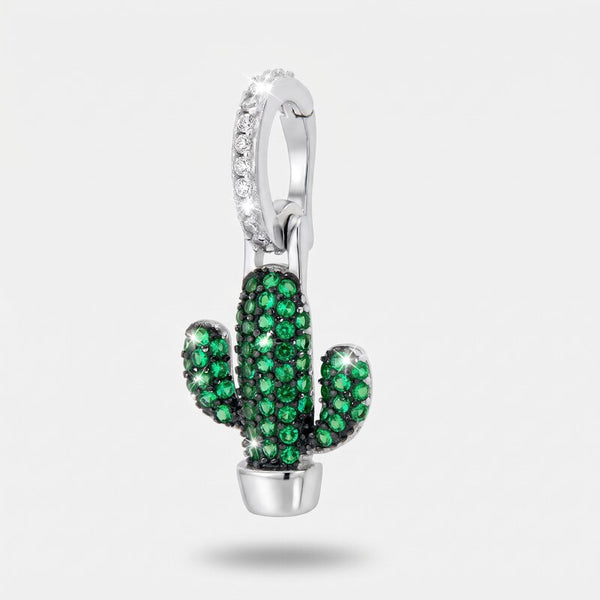 Ciondolo in Argento 925 con cactus - BYSIMON gioielli
