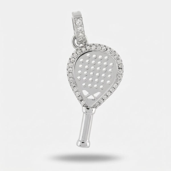 Ciondolo in Argento 925 racchetta tennis Collezione Hanoi - BYSIMON gioielli