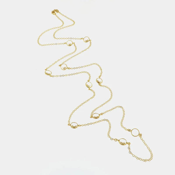 Collana in Argento 925 con cristalli - BYSIMON gioielli