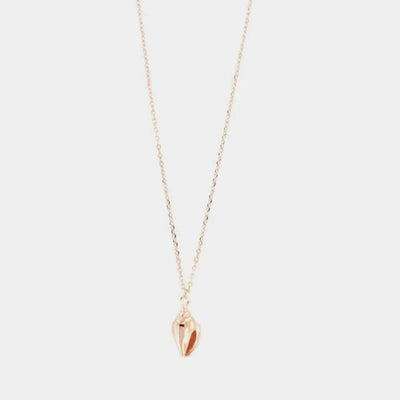 Collana in Argento 925 con conchiglia pendente liscia