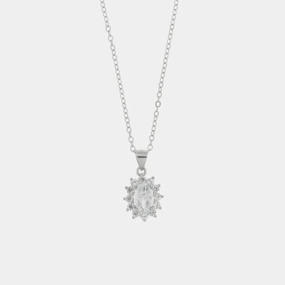 Collana in Argento 925 con zirconi trasparenti BYSIMON - gioiello BySimon