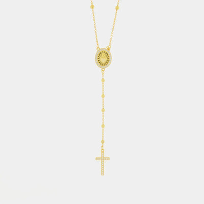 Collana in Argento 925 pendente croce con zirconi BYSIMON - gioiello BySimon
