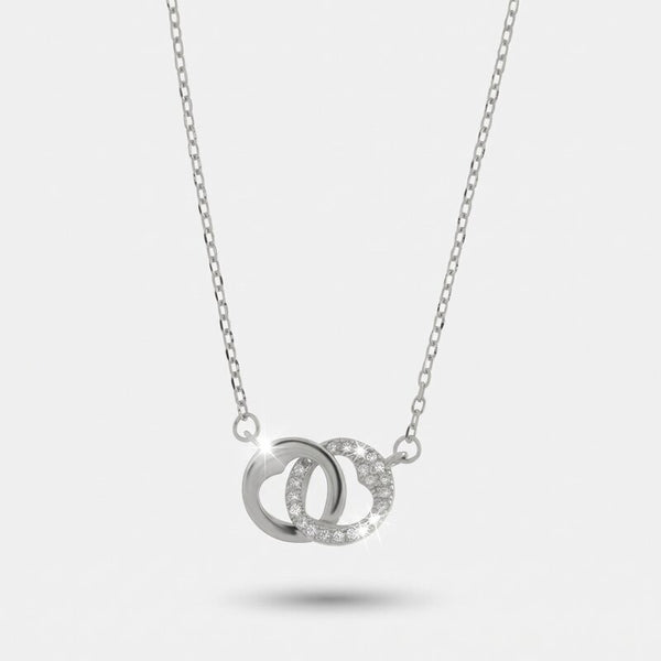 Collana in Argento 925 con cerchi intrecciati - BYSIMON gioielli