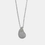Collana in Argento 925 goccia zirconata