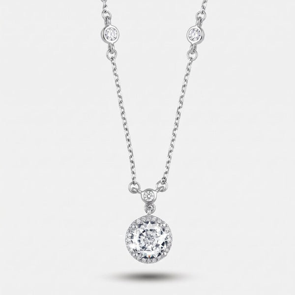 Collana in Argento 925 con punto luce - BYSIMON gioielli