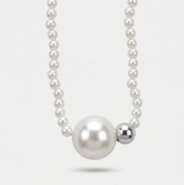 Collana in Argento 925 con perle - BYSIMON gioielli