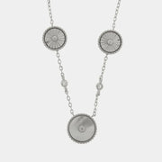 Collana in Argento 925 tris di cerchi