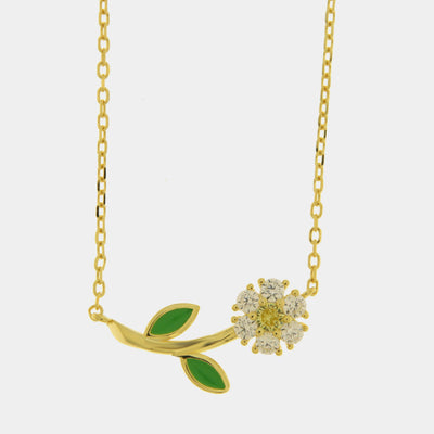 Collana in Argento 925 margherita - BYSIMON gioielli