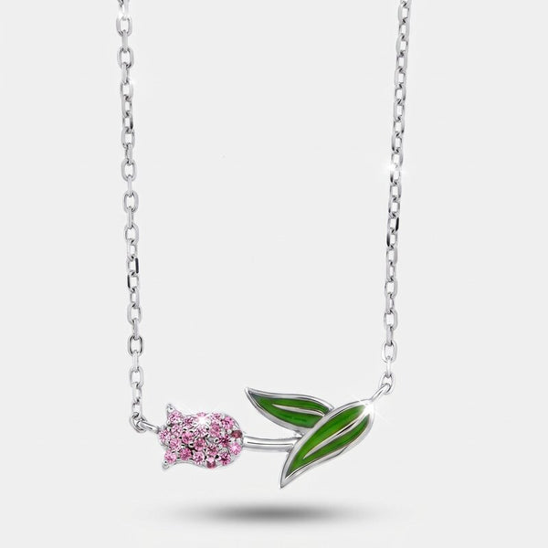 Collana in Argento 925 tulipano - BYSIMON gioielli