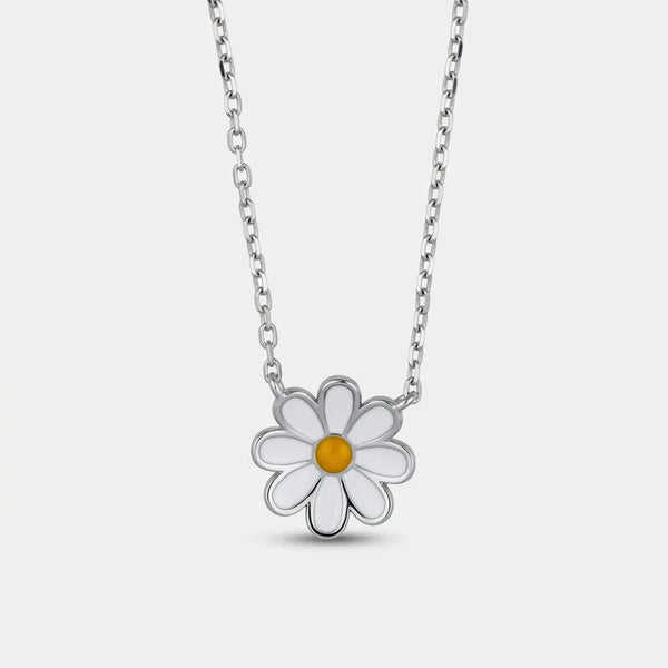 Collana in Argento 925 Margherita smaltata