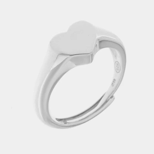 Anello in Argento 925 forma di cuore Collezione Amsterdam - BYSIMON gioielli