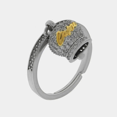 Anello in Argento 925 campanella Capri zirconata - BYSIMON gioielli