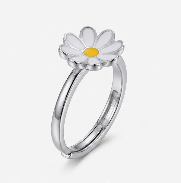 Anello in Argento 925 Margherita smaltata