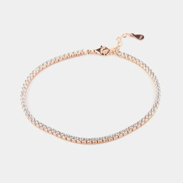 Bracciale in Argento 925 tennis con zirconi bianchi - BYSIMON gioielli