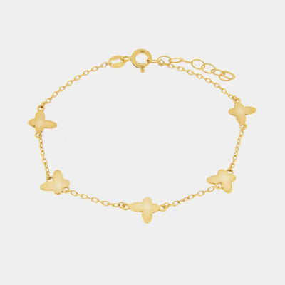 Bracciale in Argento 925 con ciondoli farfalla - BYSIMON gioielli