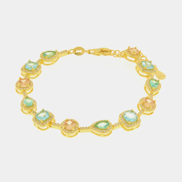 Bracciale in Argento 925 tennis con zirconi - BYSIMON gioielli