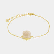 Bracciale in Argento 925 con pietra rosa