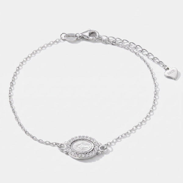 Bracciale in Argento 925 con madonna - BYSIMON gioielli