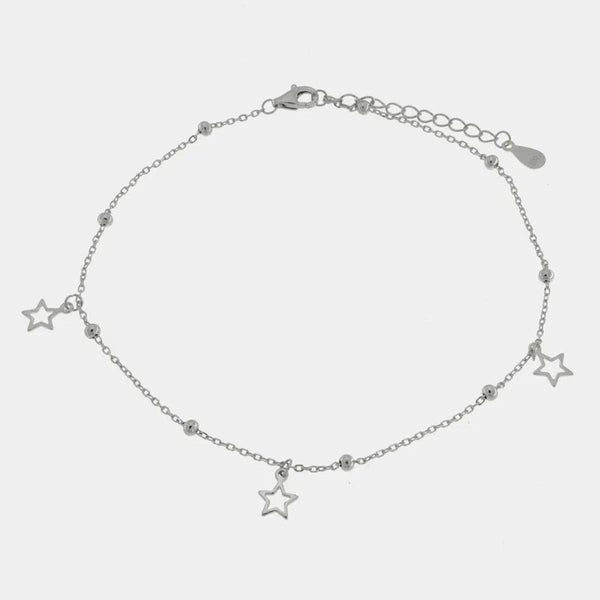 Bracciale in Argento 925 con stelle - BYSIMON gioielli