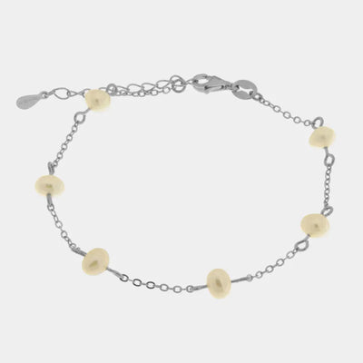 Bracciale in Argento 925 perle - BYSIMON gioielli
