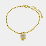 Bracciale in Argento 925 campanella bianca Capri