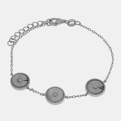 Bracciale in Argento 925 cerchi zirconati - BYSIMON gioielli