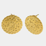 Orecchini in Acciaio a cerchio intrecciati