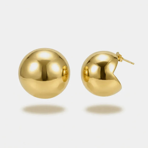 Orecchini in Acciaio sfera