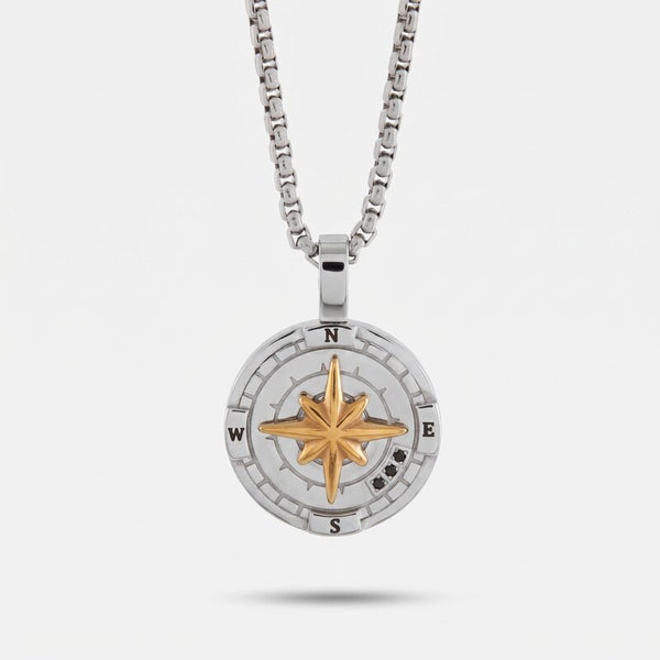 Collana in Acciaio con ciondolo rosa venti IJEWEL - gioiello BySimon