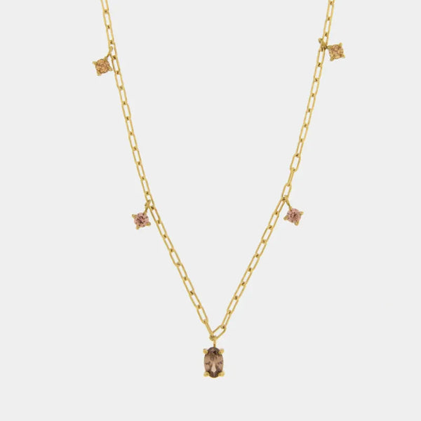 Collana in Acciaio con puntiluce - BYSIMON gioielli