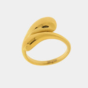 Anello in Acciaio Contrarié a Goccia
