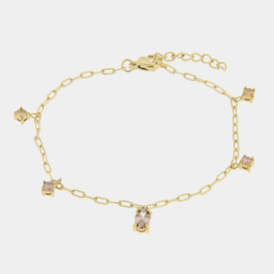 Bracciale in Acciaio con puntiluce pendenti