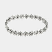 Bracciale in Acciaio con fiori