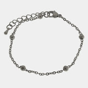 Bracciale in Acciaio catena con palline