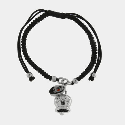 Bracciale cordino siciliano nero | gioielli di Sicilia | BYSIMON