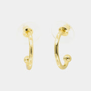 Smooth Hoop Metal Earrings