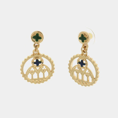 Metal earrings with Doge's Palace in Venice
