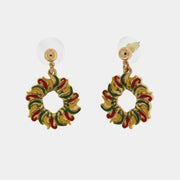 Orecchini in Metallo con peperoncini in smalto colorato