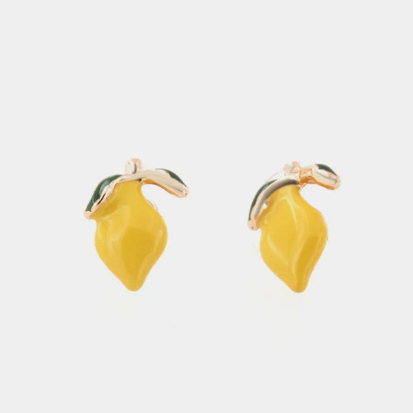 Orecchini in Metallo con limoni - BYSIMON gioielli