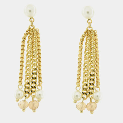 Orecchini in Metallo multifilo con cristalli