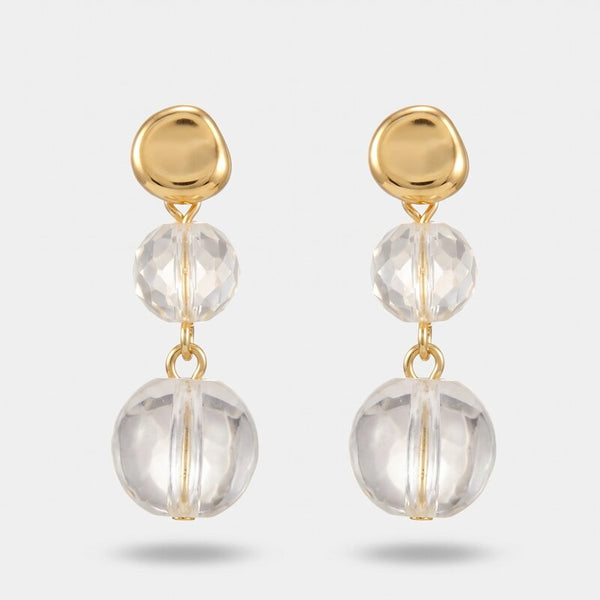 Orecchini in Metallo con cristalli ispirati all'art glass - BYSIMON gioielli