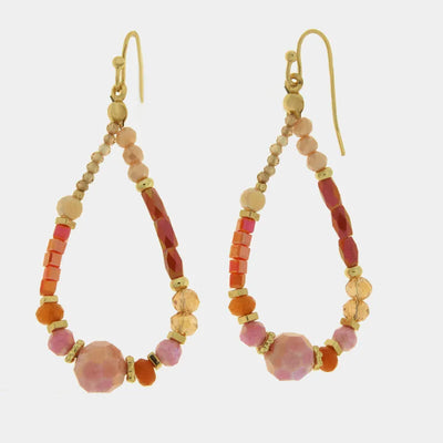 Orecchini in Metallo a goccia placcati oro donna gioiello chic