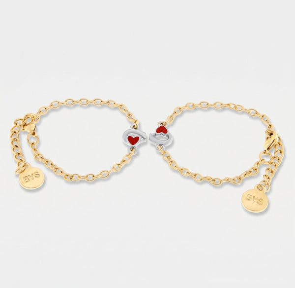 Set in Metallo bracciale magnetico a forma di infinito - BYSIMON gioielli